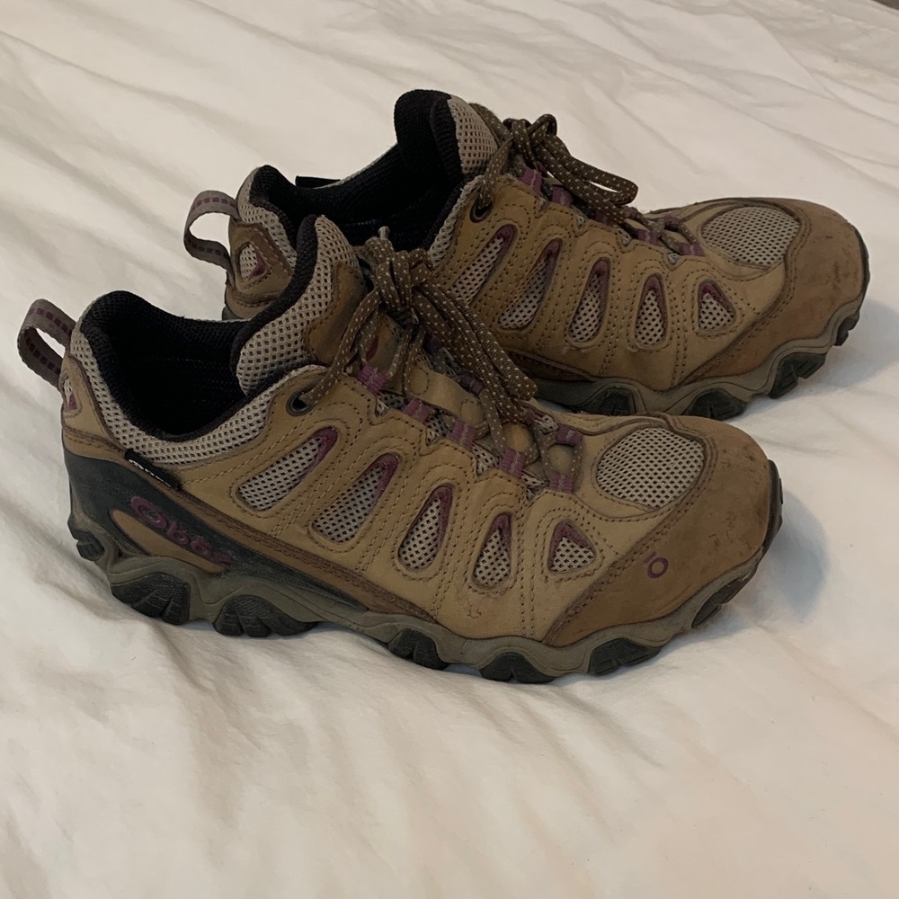 Oboz Women’s Sawtooth II Low B-Dry Waterproof Hiking Shoes, size 8.5